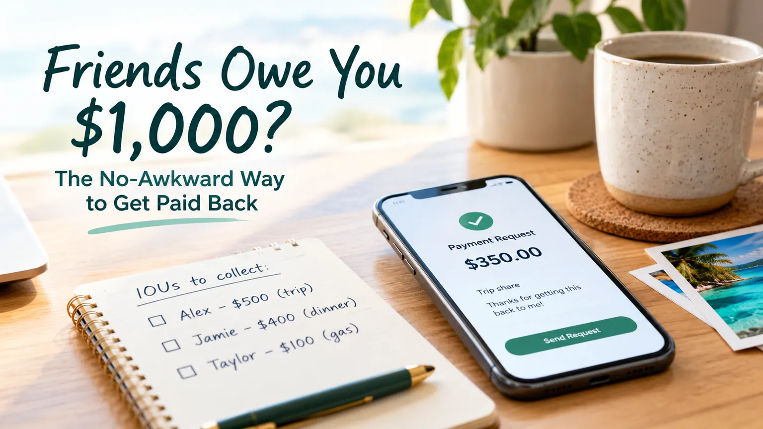 Friends Owe You $1,000? The No-Awkward Way to Get Paid Back
