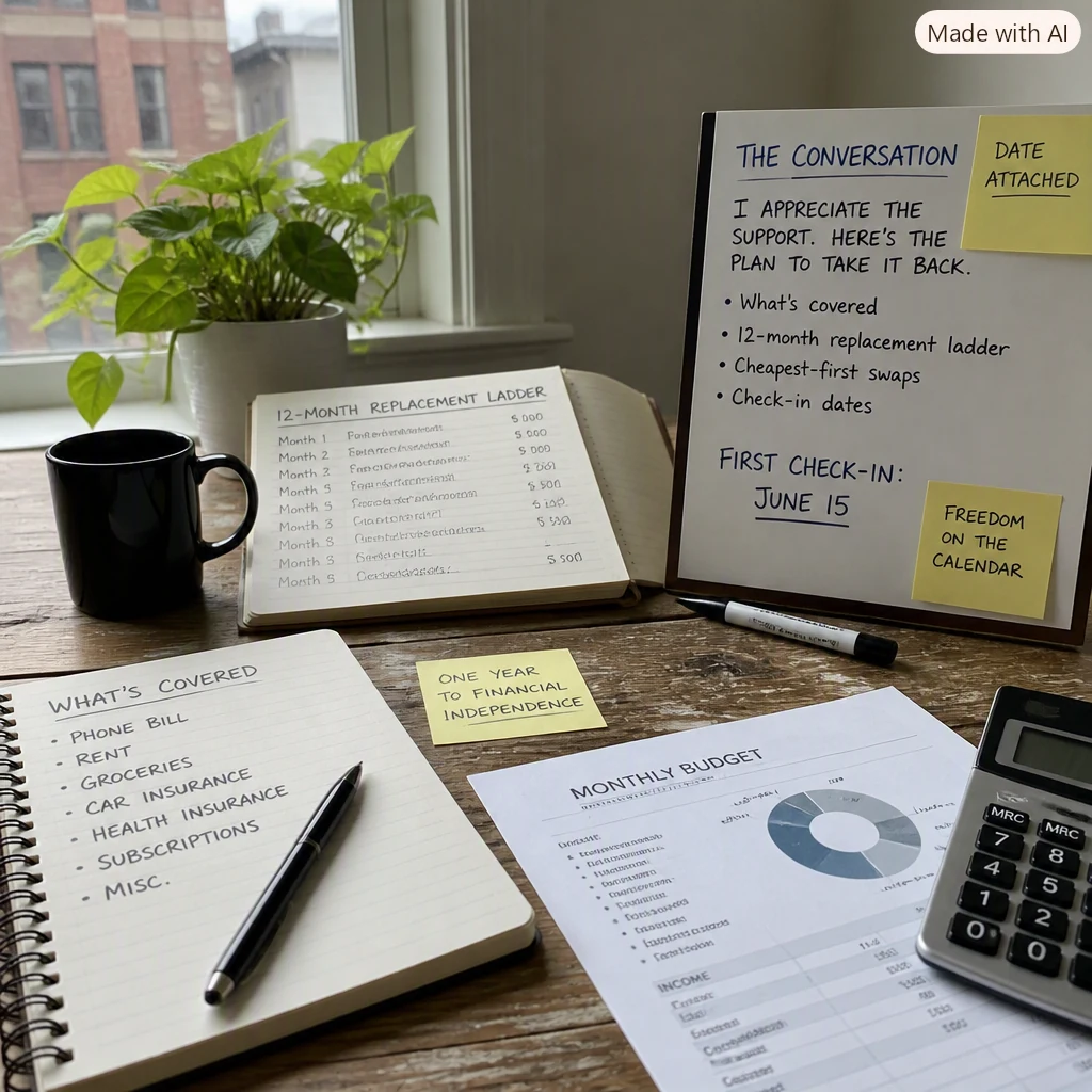 Still on the Family Payroll: The 12-Month Plan to Get Off Your Parents’ Money