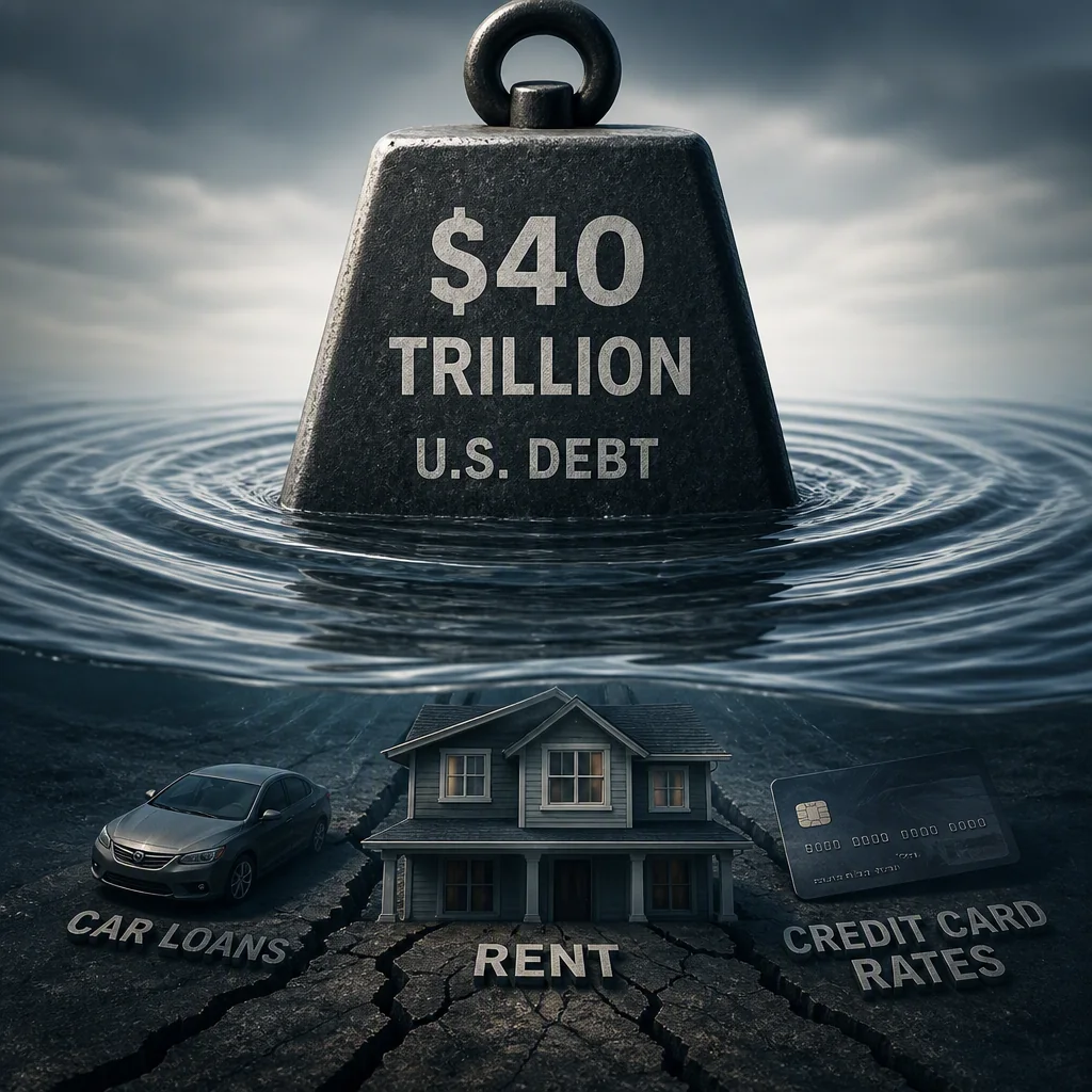 $40 Trillion Is a Number You Can't Picture — Here's the Part That Shows Up in Your Rent